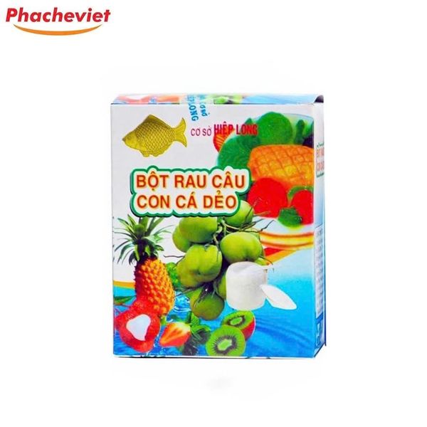 Bột Rau Câu Con Cá Dẻo Hiệp Long 3D Hộp 12 Gói