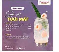 Syrup Goldenfarm Đậm Đặc Vải 700ml