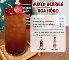 Mứt Longbeach Dâu Rừng Mixed Berries Puree 900ml
