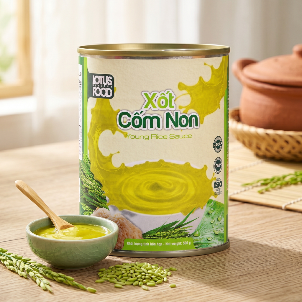 Xốt Cốm Non Lotus 600g