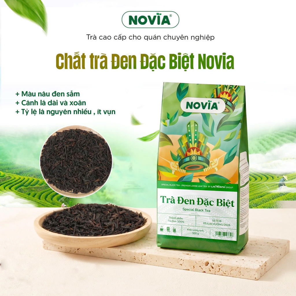 Trà Đen Đặc Biệt Novia 500g