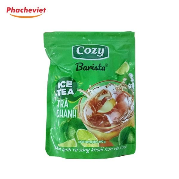 Trà Cozy Ice Tea Hương Chanh Hòa Tan 400G