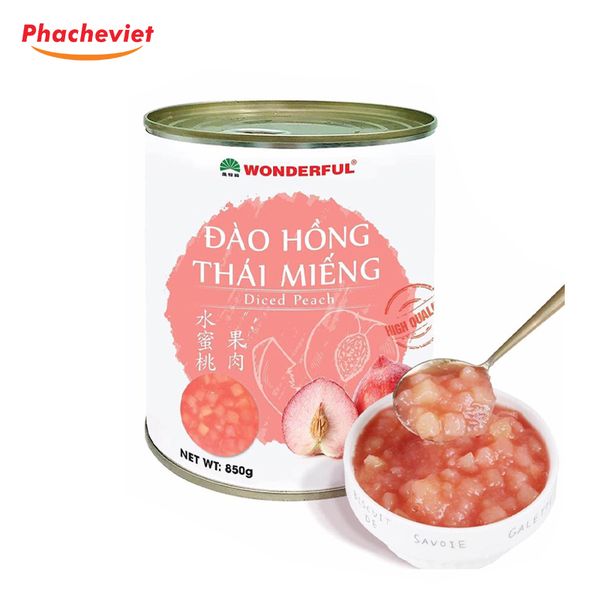 Đào Hồng Thái Miếng Wonderful 850gr