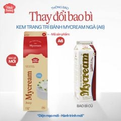 Kem Trang Trí Bánh Kem MyCream Ngà 1kg