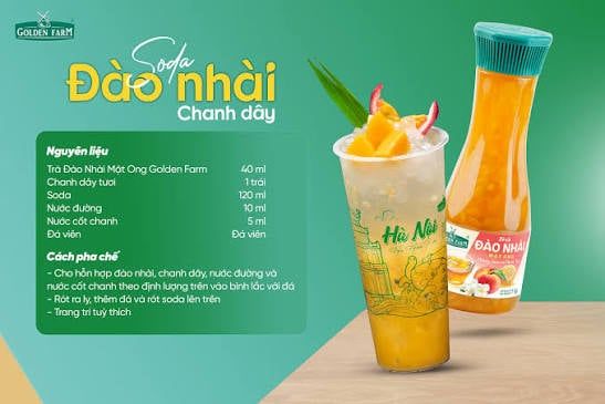 Trà Đào Nhài Mật Ong Vị Á Golden Farm1kg