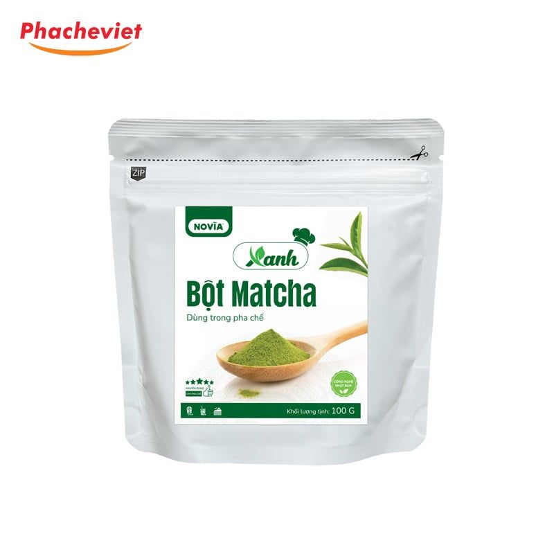 Bột Matcha Novia Xanh