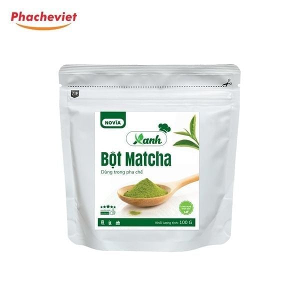 Bột Trà Xanh Matcha Novia Nguyên Chất