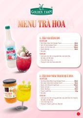 Syrup Goldenfarm Đậm Đặc Vải 700ml