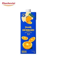 Nước Ép Vfresh Cam 1L  Thùng 12 Hộp
