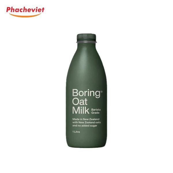 Sữa Yến Mạch Nguyên Chất Không Đường Boring Oat Milk New Zealand 1L