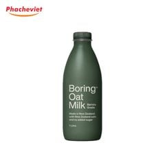 Sữa Yến Mạch Nguyên Chất Không Đường Boring Oat Milk New Zealand 1L