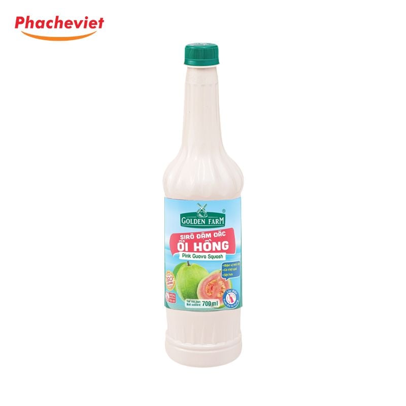 Syrup Goldenfarm Đậm Đặc 700ml Đủ Loại