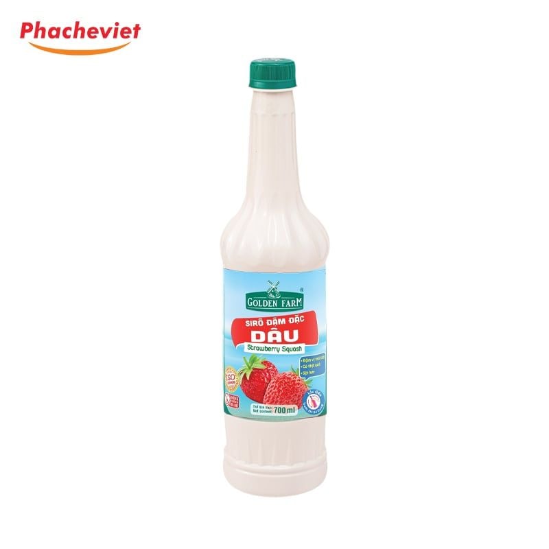 Syrup Goldenfarm Đậm Đặc 700ml Đủ Loại