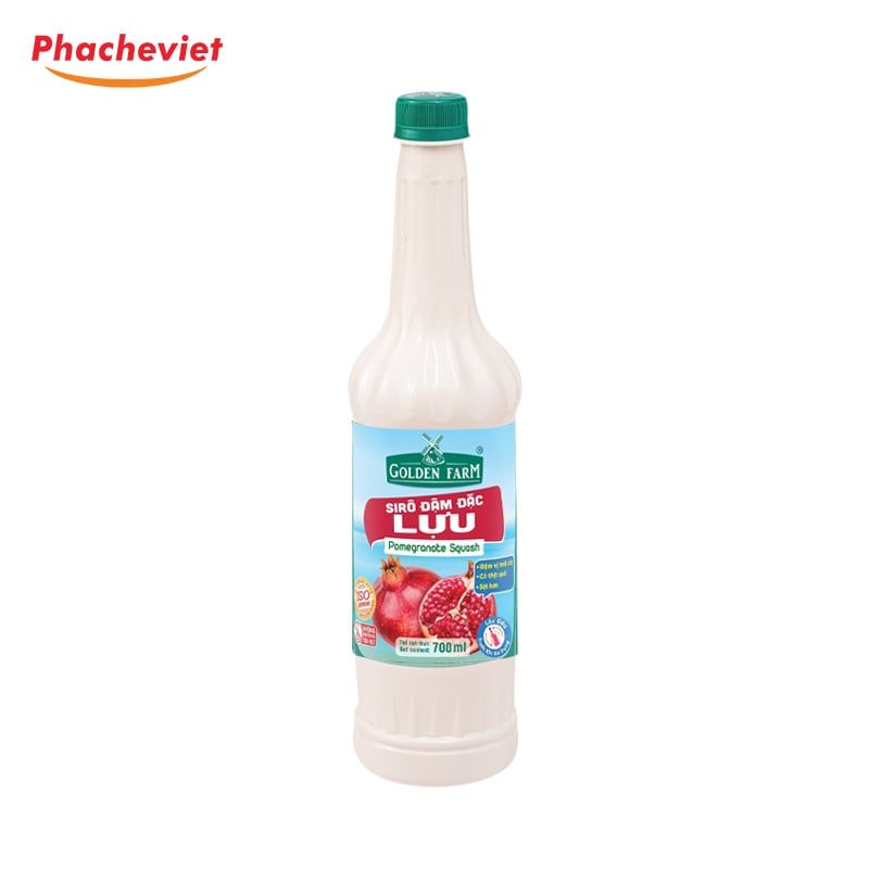 Syrup Goldenfarm Đậm Đặc Lựu 700ml