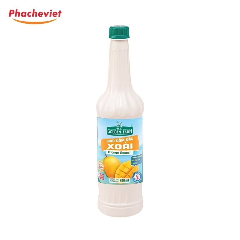 Syrup Goldenfarm Đậm Đặc 700ml Đủ Loại
