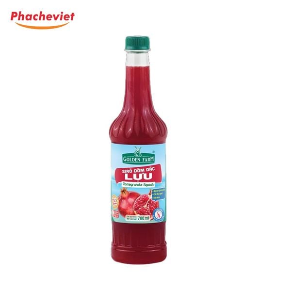 Syrup Goldenfarm Đậm Đặc Lựu 700ml