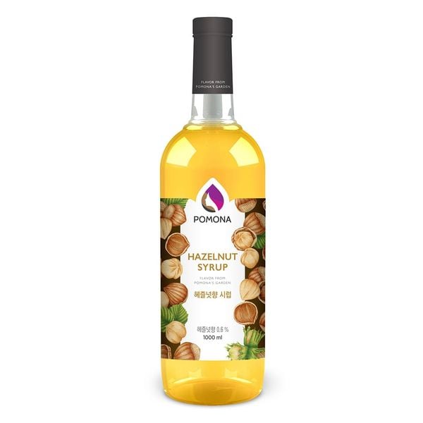 Syrup Pomona Hazelnut Hạt Phỉ 1L