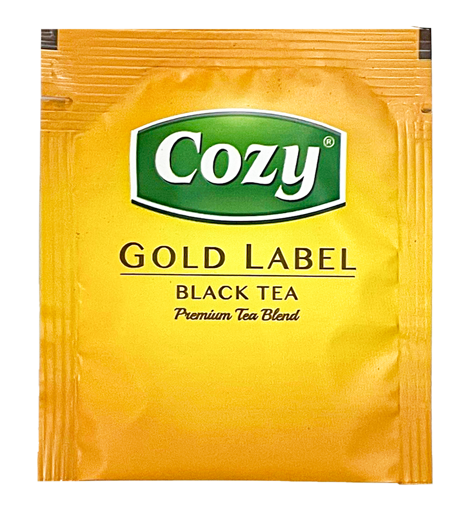 Trà Túi Lọc Cozy  Nhãn Vàng Gold Label Hộp 200g Gồm 100 Gói