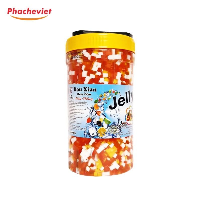 Thạch Douxian 3D Hạt Trái Cây Hạt 2.5kg