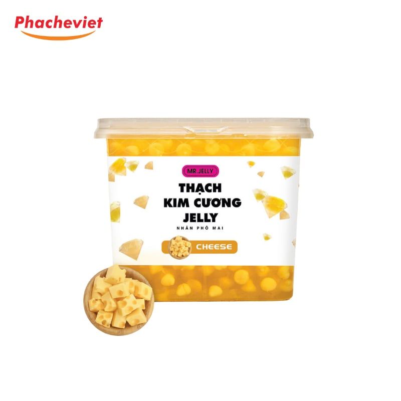 Thạch Jelly Kim Cương Ohla Nhân Sốt Trái Cây Đủ Vị 2Kg