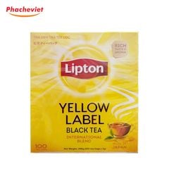Lipton Nhãn Vàng 100 Gói  200gr ( Hàng Công Ty và Nhập Khẩu Chính Hãng)