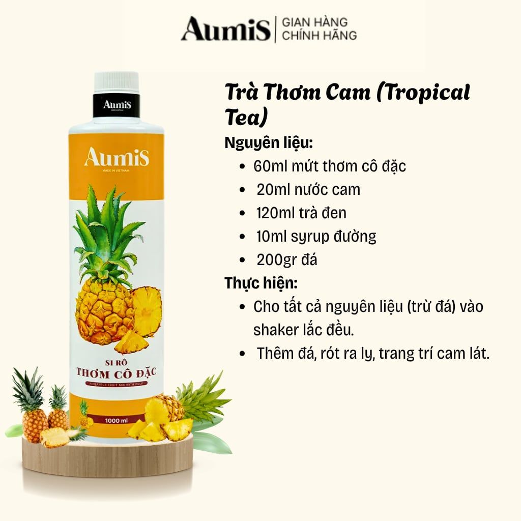 Mứt Thơm Cô Đặc Aumis 1L