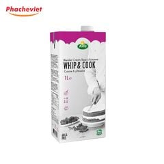 Kem Sữa Whip Cook Arla Pro 30% Béo Hộp 1 Lít