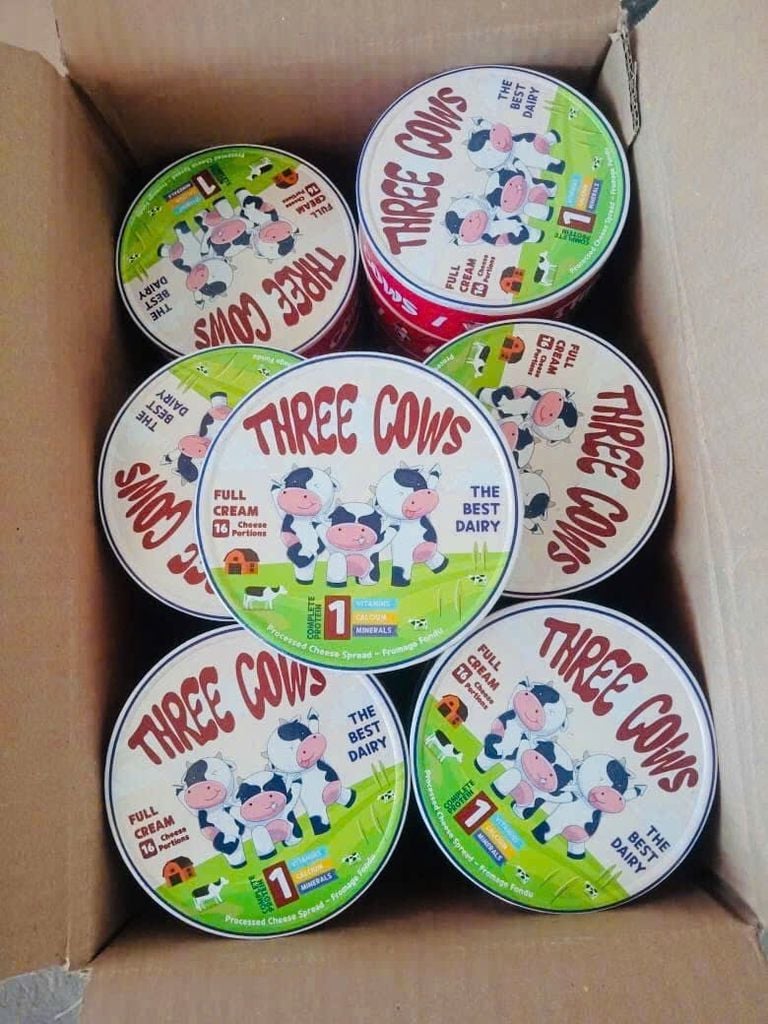 Phô Mai Ai Cập Three Cows 16 Miếng 204g