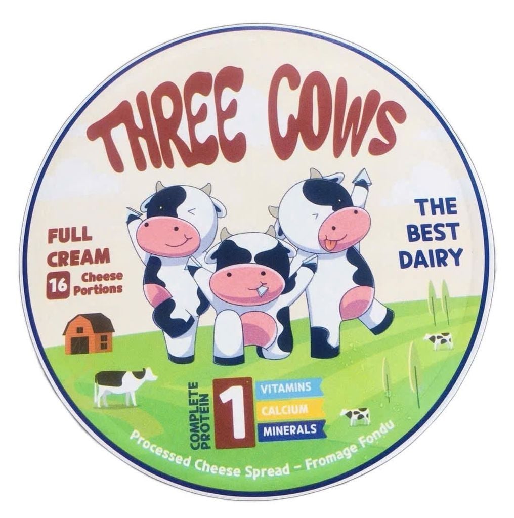 Phô Mai Ai Cập Three Cows 16 Miếng 204g