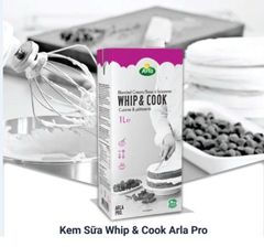 Kem Sữa Whip Cook Arla Pro 30% Béo Hộp 1 Lít
