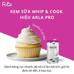 Kem Sữa Whip Cook Arla Pro 30% Béo Hộp 1 Lít