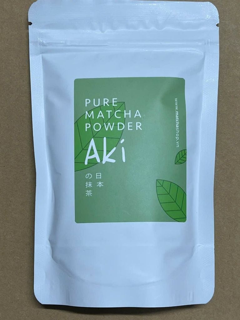 Bột Trà Xanh Matcha Aki Nhật Bản 100g