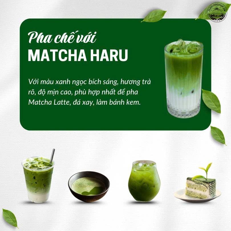 Bột Trà Xanh Matcha Haru Nhật Bản