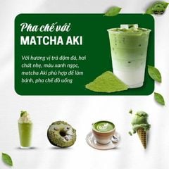 Bột Trà Xanh Matcha Aki Nhật Bản 100g