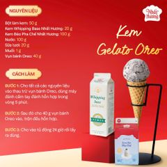 Kem Whipping Base Nhất Hương 907g