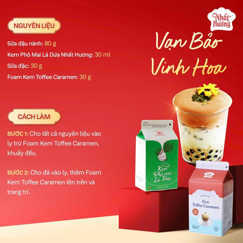 Kem Toffee Caramen Nhất Hương 500g