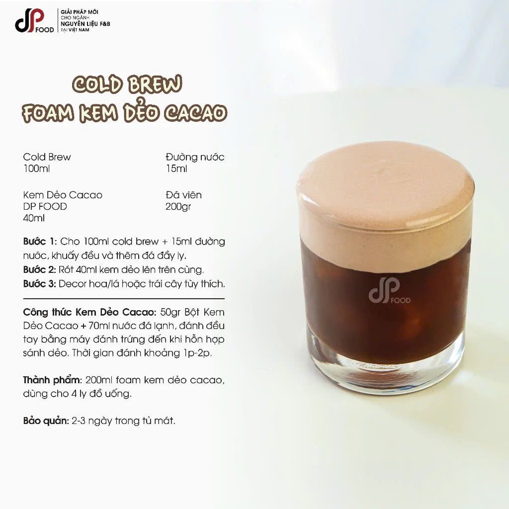 BỘT KEM DẺO CACAO DP FOOD