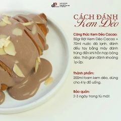 BỘT KEM DẺO CACAO DP FOOD