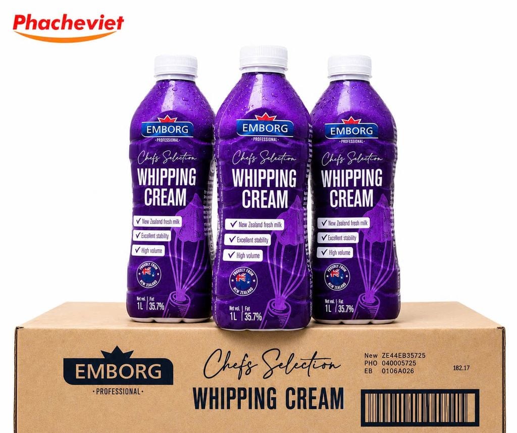 Whipping Cream Emborg 1L