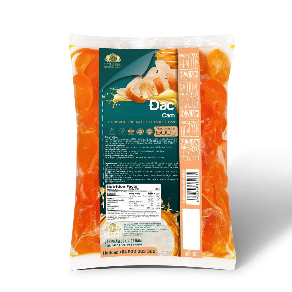 Mức Đác Cam LOTUS 500g