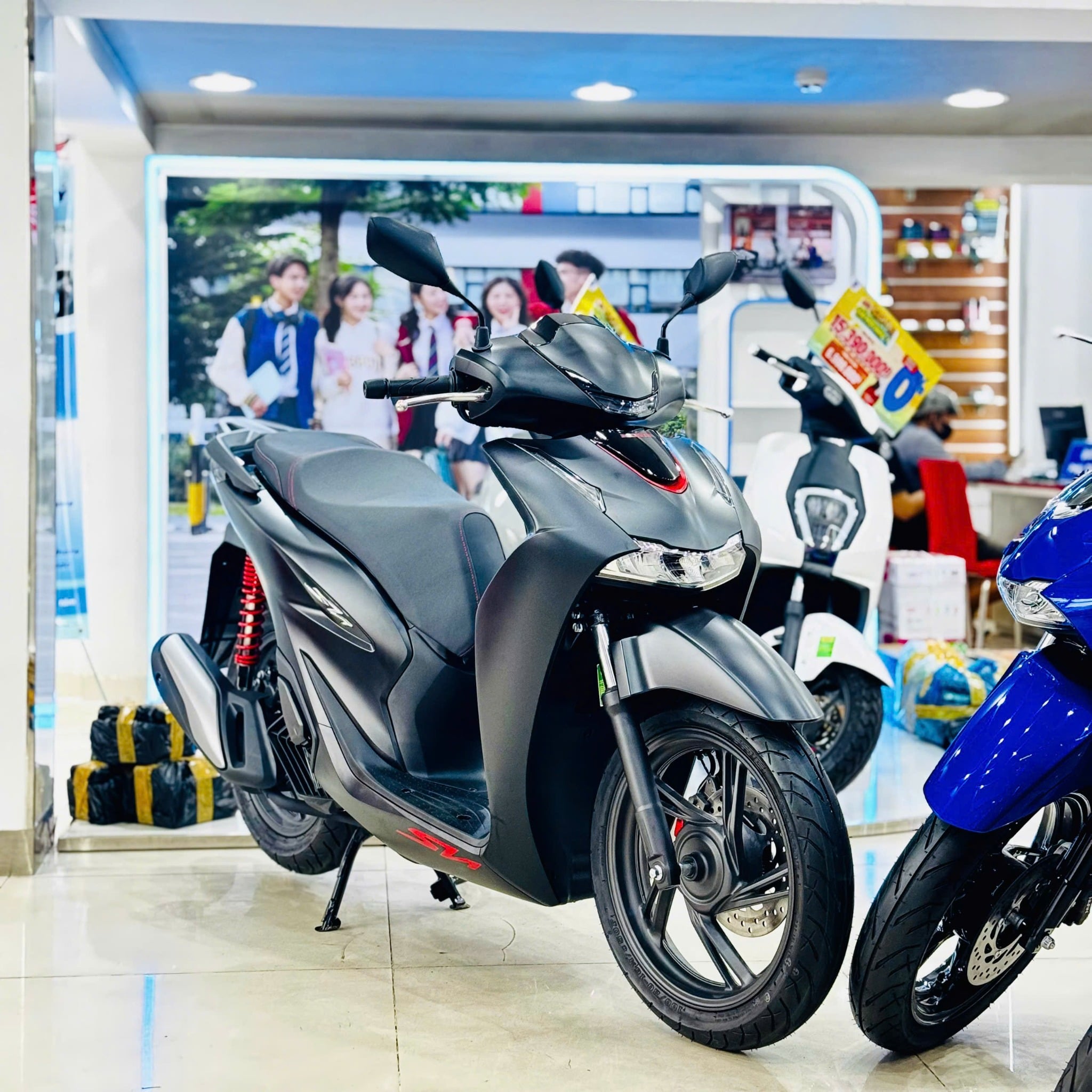 SH 125/160 ĐEN NHÁM