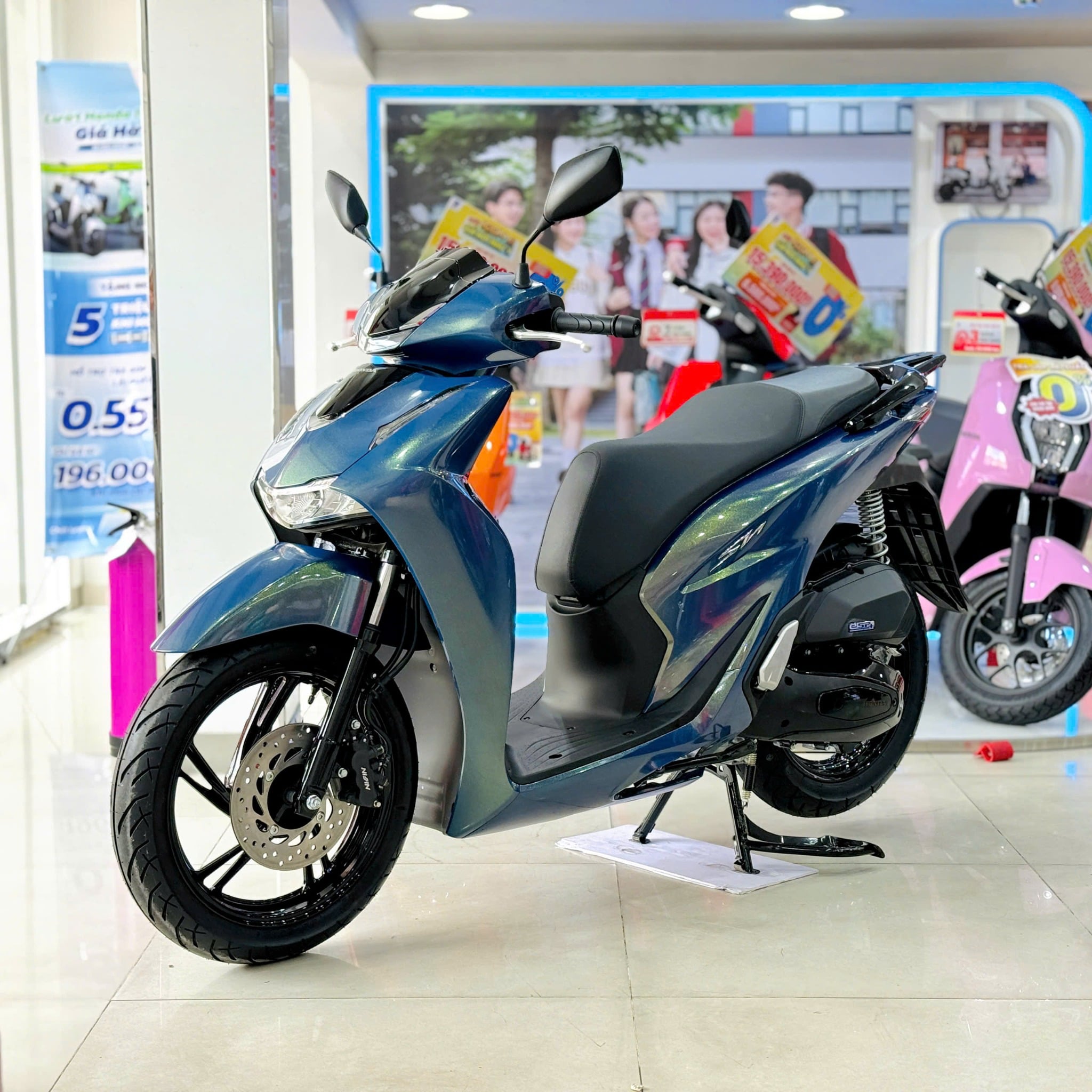 SH 125/160 XANH ÁNH VÀNG