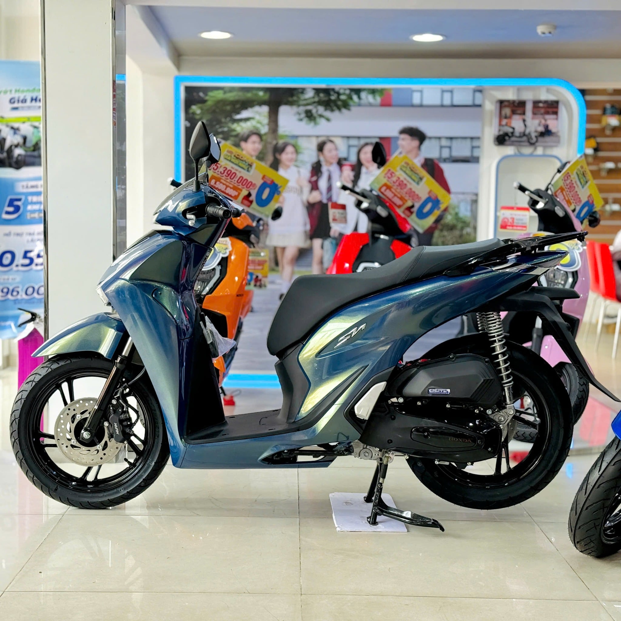 SH 125/160 XANH ÁNH VÀNG