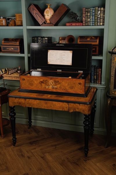  Mermod Frères Interchangeable Cylinder Antique Music Box 