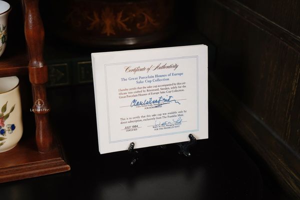  The great Porcelain Houses of Europe Sake Cup Collection 