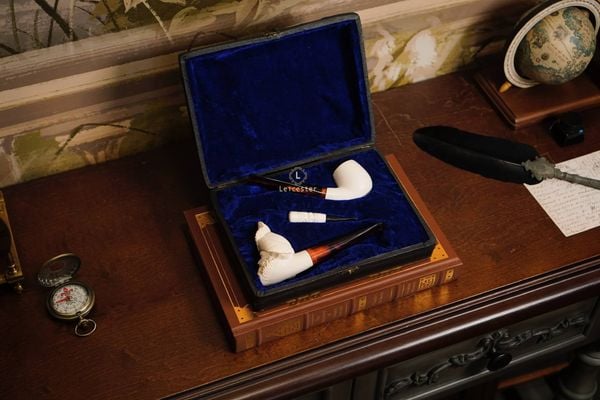  Antique Meerschaum Pipe Set – The Artisan Collection Presents 