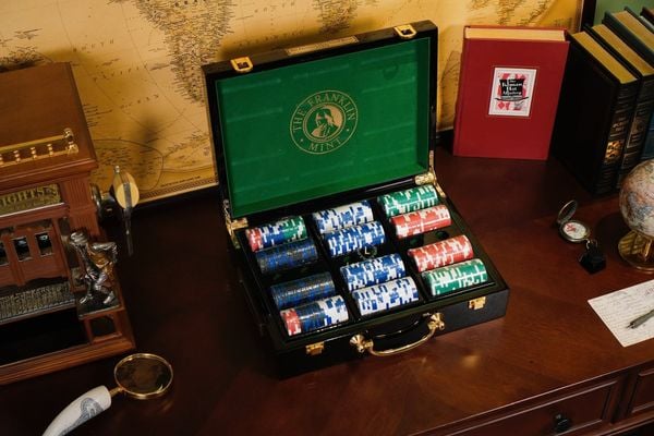  Blackjack & Poker Franklin Mint Signature 