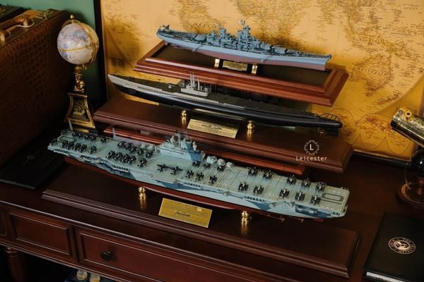  Bộ sưu tập mô hình tàu chiến 