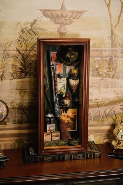  Vintage Duck Hunting Shadow Box 
