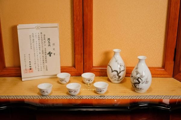  Tuyệt tác “Tuyết Nguyệt Hoa” - Bộ tửu cụ Sake 
